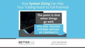 How system sizing can help your trading reach it’s full potential