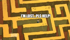 lost in a maze